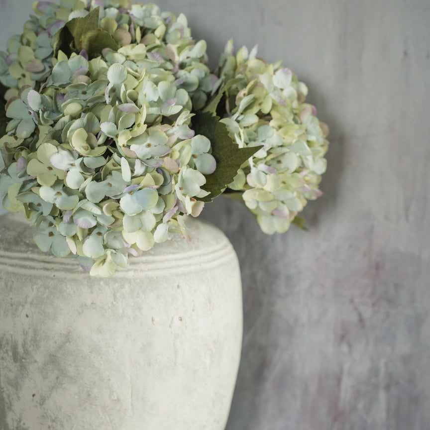 Light Blue Hydrangea Stem 21"