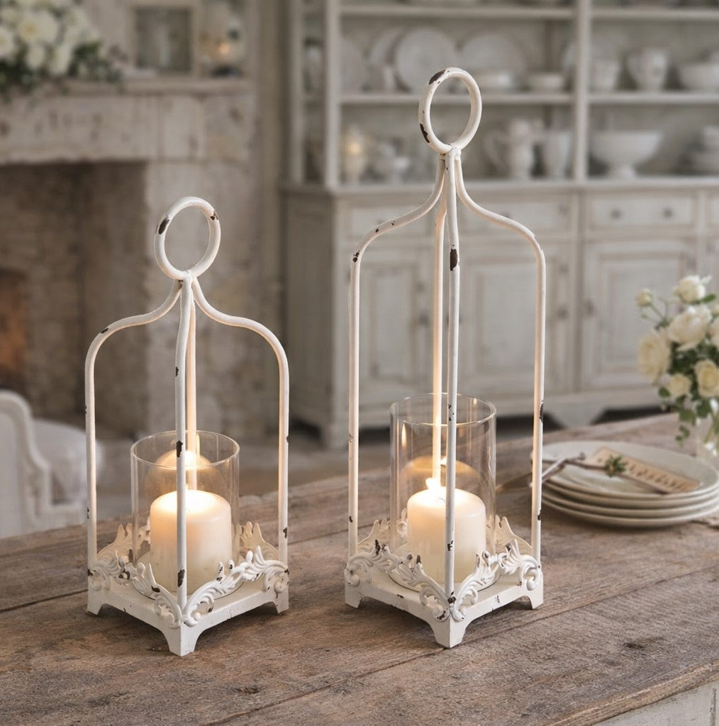 Cordelia Lantern Medium | Wrought Iron 14"