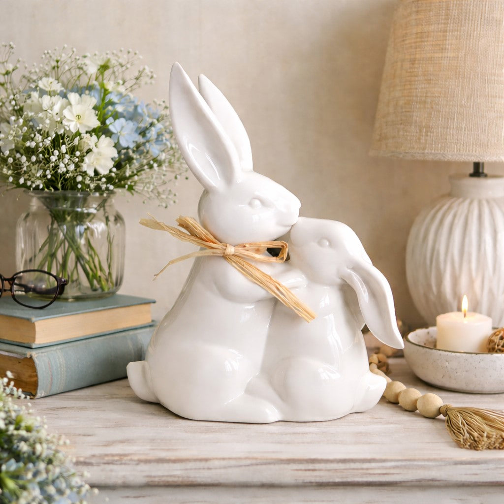 Ceramic Cuddle Bunnies | Large