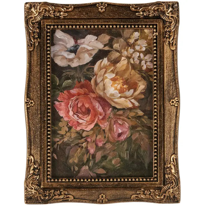 Moody Floral Framed Art