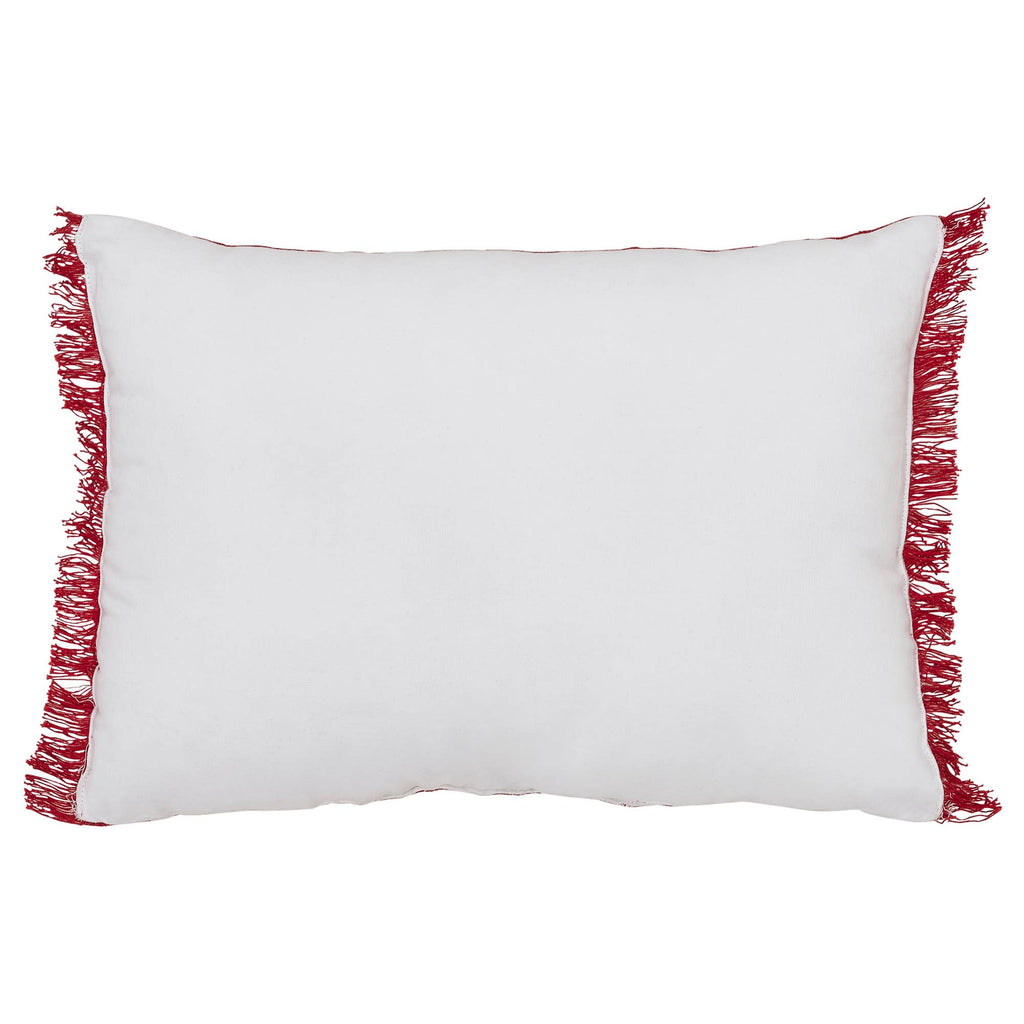 Christmas Joy Embroidered Lumbar Pillow | 14" x 20"