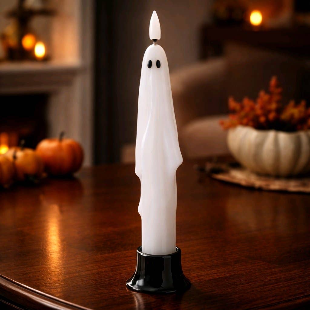 Ghost Taper Candles, Set of 2