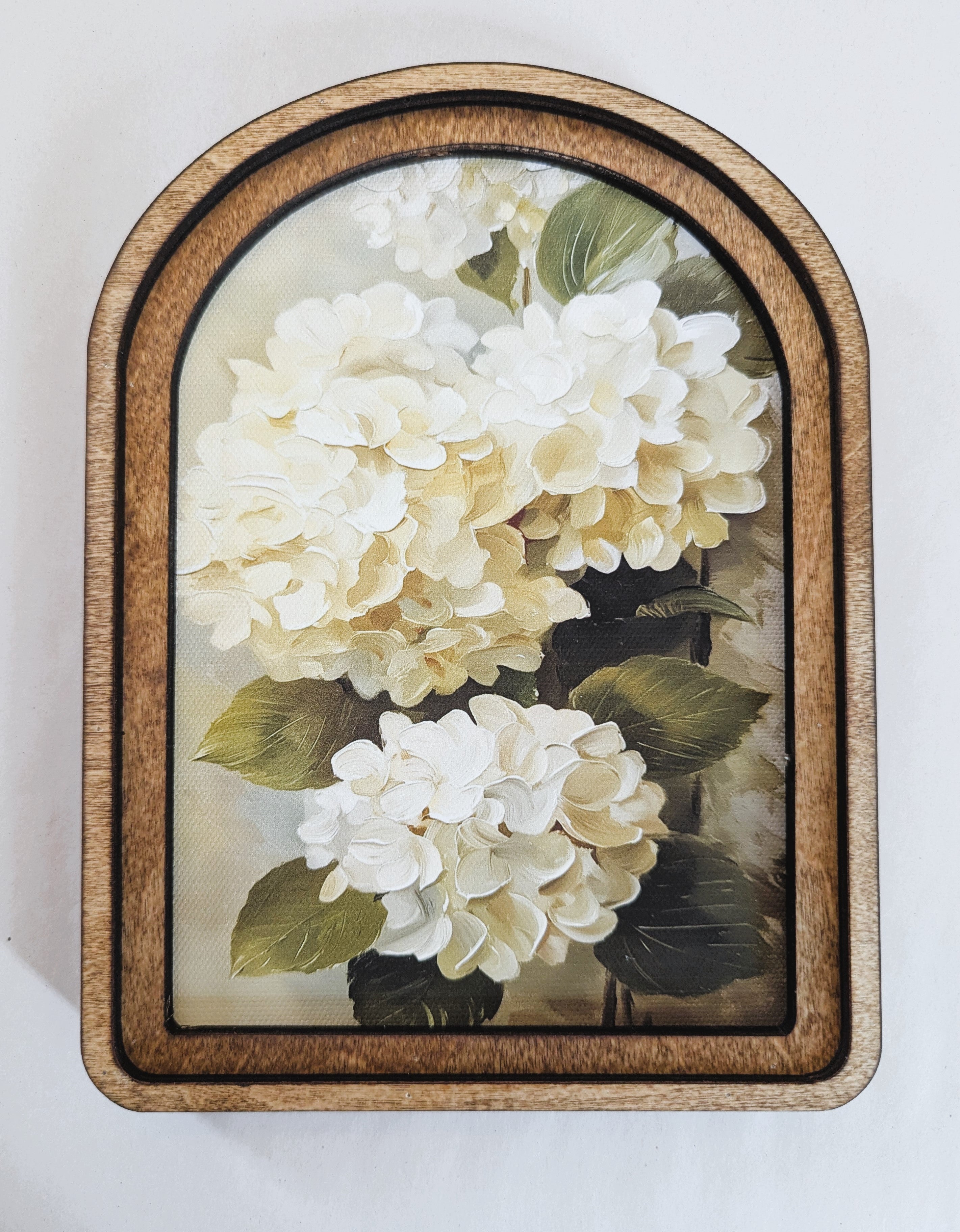 Antique Hydrangea Framed Print | 6x8"