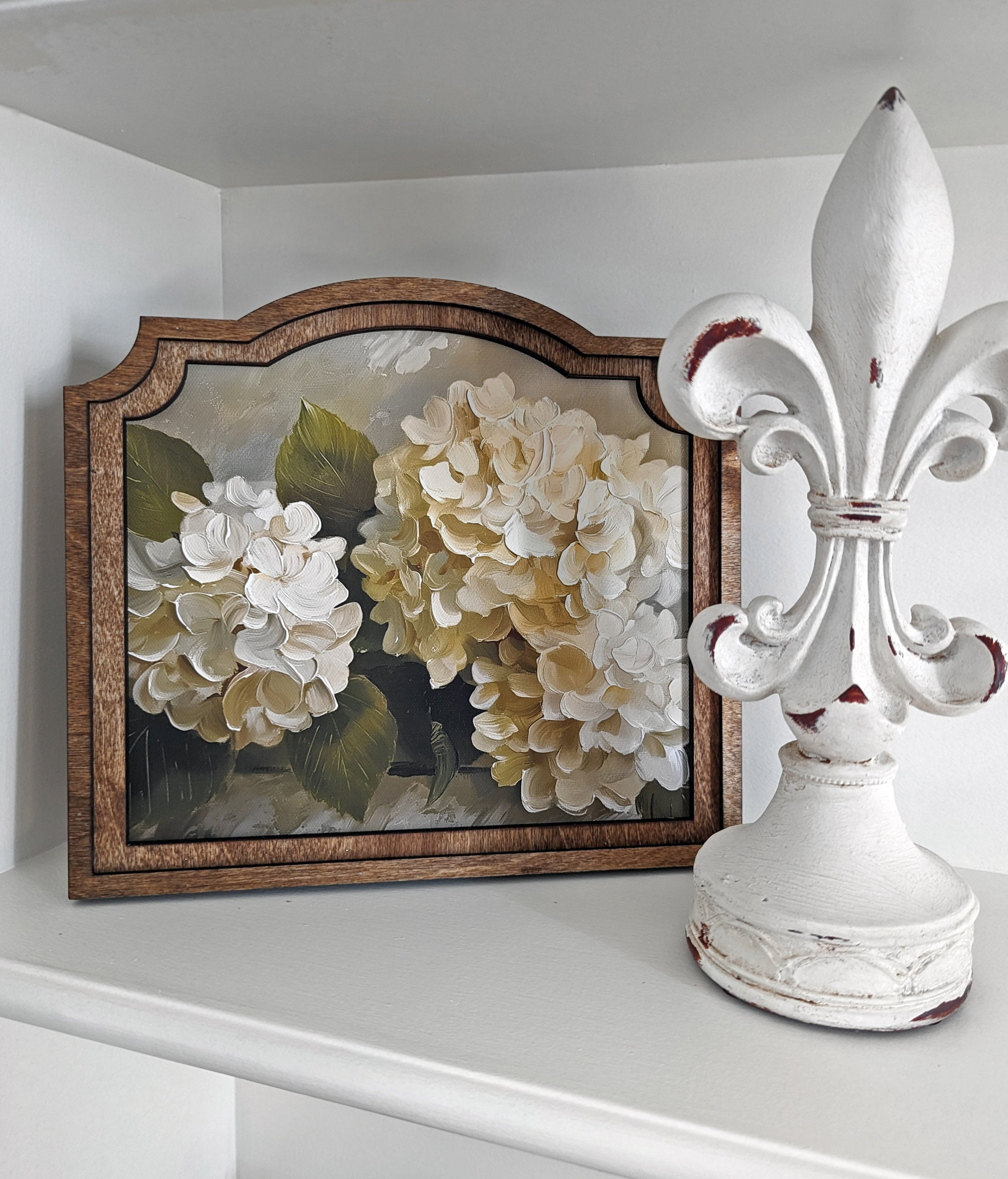 Provincial Hydrangea Painting Framed Art