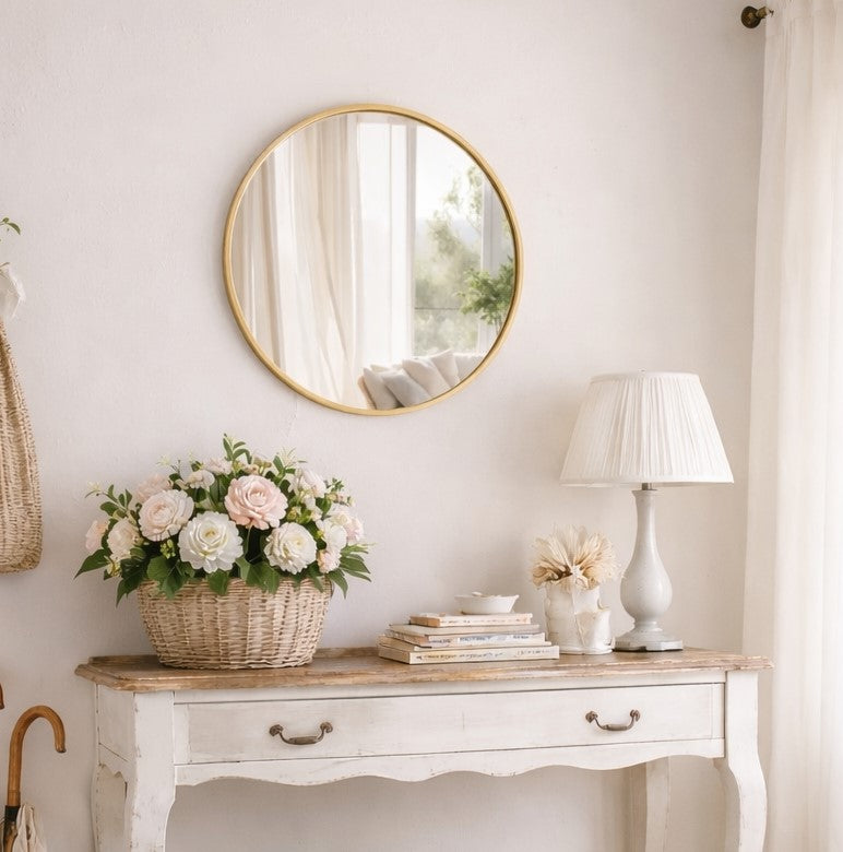 Kinsley Mirror 20" | Gold Frame Wall Mirror