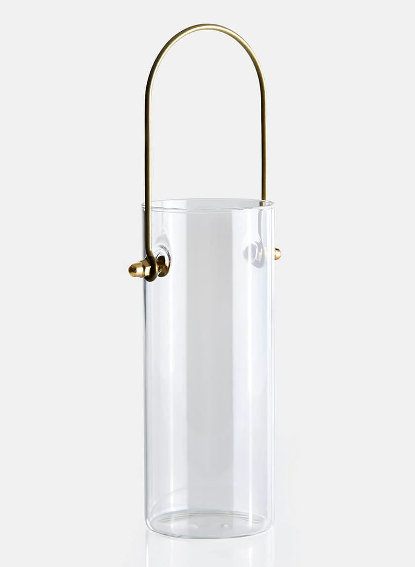 Anya Gold Handle Glass Vase