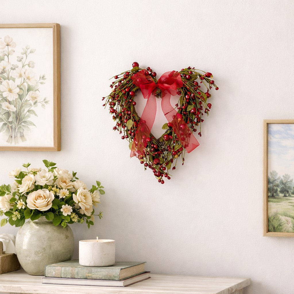 Heart Twig Wreath Small | 14"