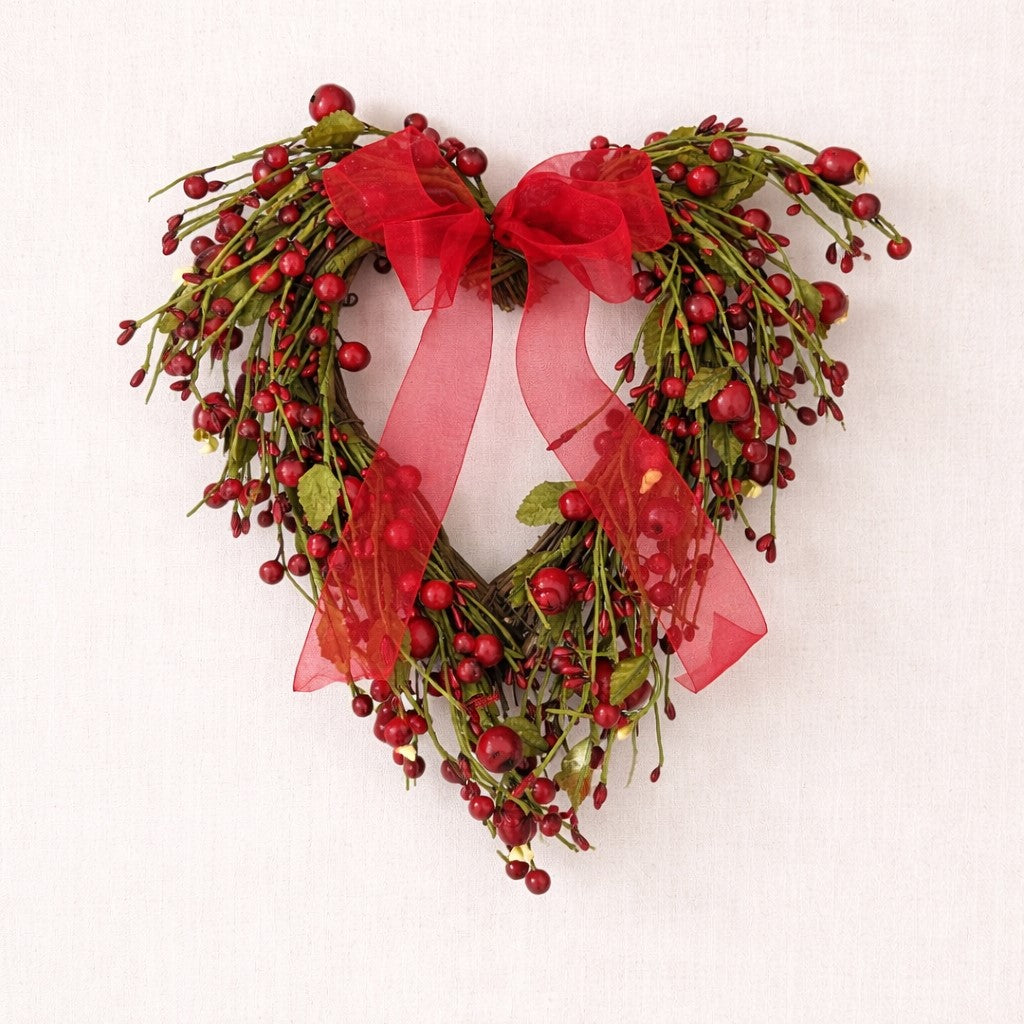 Heart Twig Wreath Small | 14"