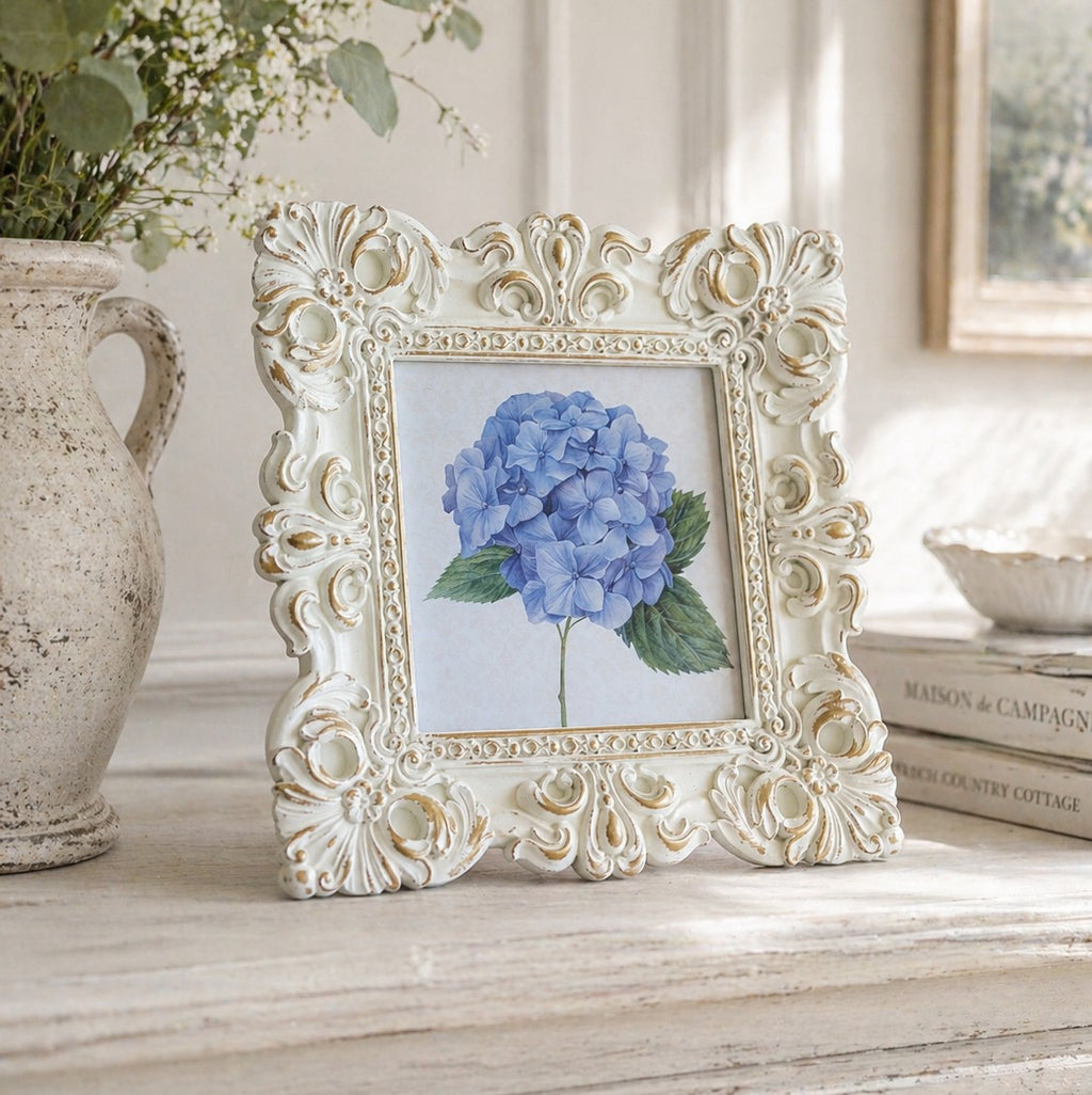 Provence Blue Hydrangea Framed Print