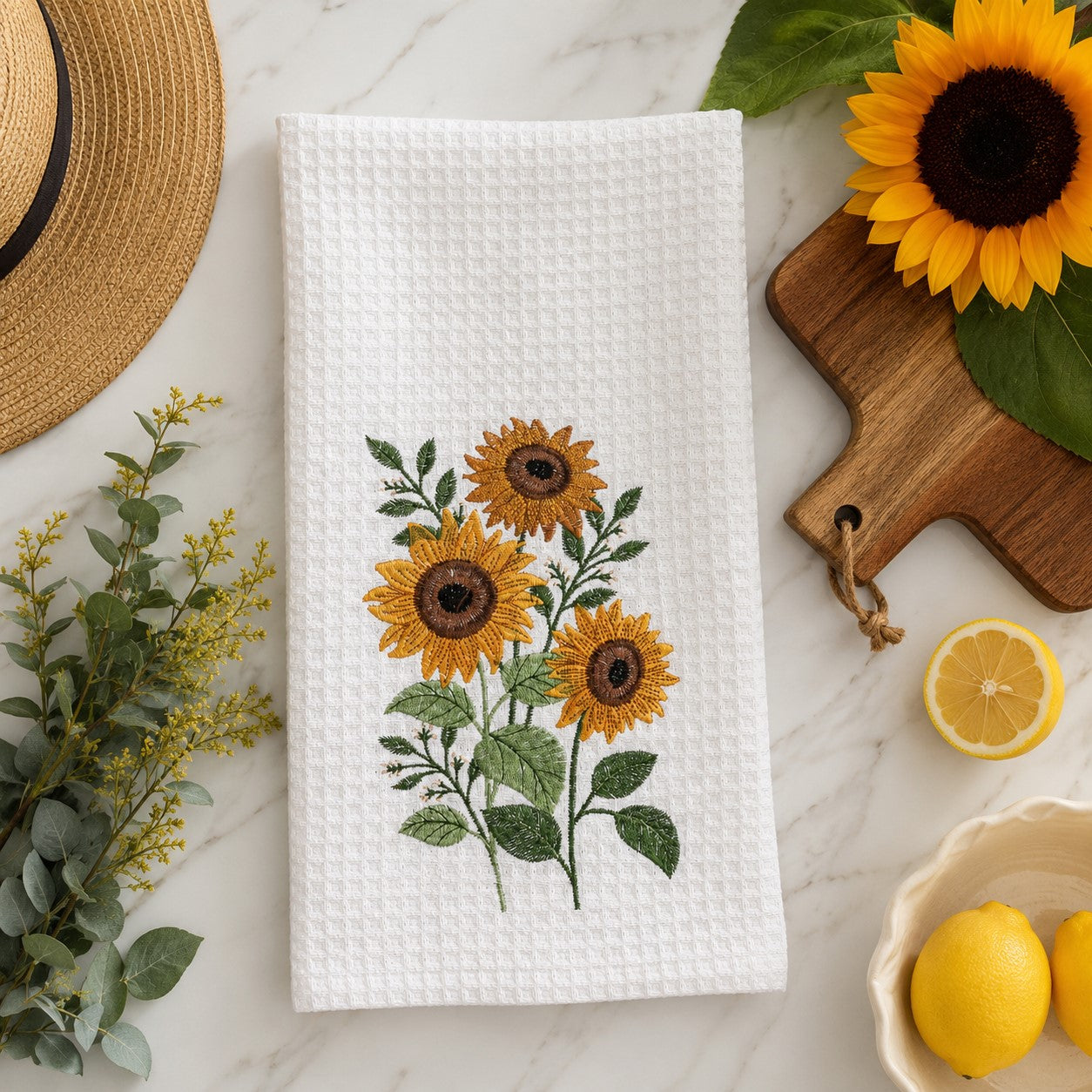 Sunflower Kitchen Towel