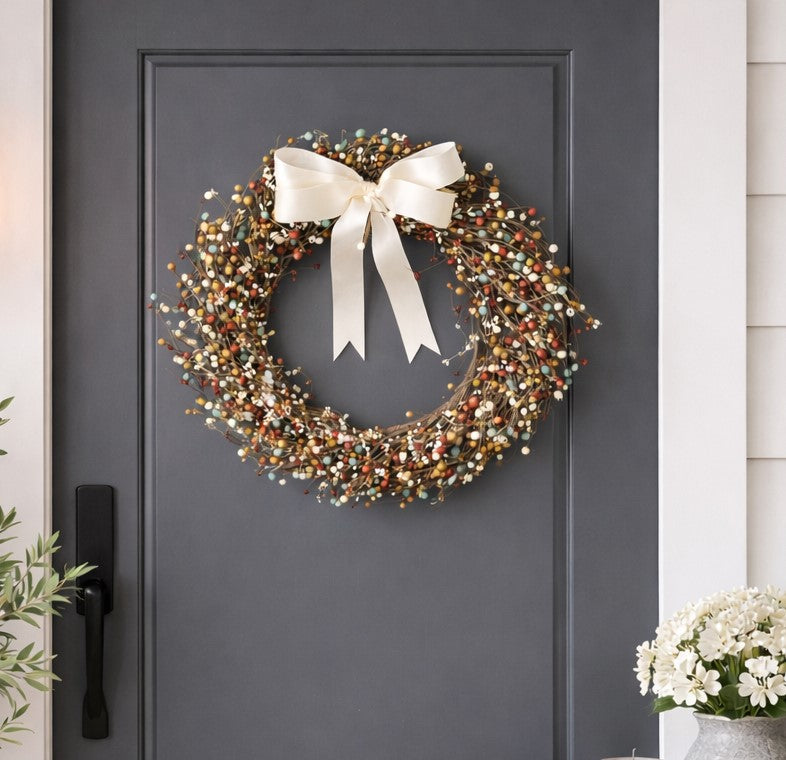 Warm Berry Wreath | 19"
